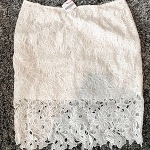 Altar’d State White Lace Skirt